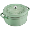 Staub Cocotte 24 cm, round, sage, cast iron