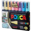 Uni Marker POSCA Softcolors 1.8 - 2.5mm, 8 pieces thumb 0