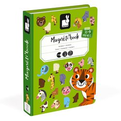 Janod Animali del libro magnetico 30 magneti e 10 carte