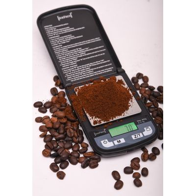 JoeFrex Digital Waage pocket scale zum Abwiegen von Pulvermengen bis 500gr. Bild 3