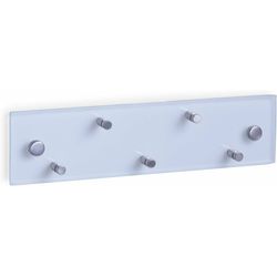 Zeller Present Key rack inox glass 30x7.5cm