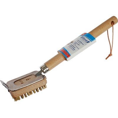 Ebnat Brosse à barbecue avec système de clic à gratter 33 cm