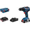 Bosch Professional Bosch GSR 18V-55 + 2 x 4.0 Ah PC + GAL18V-40 + L-BOXX