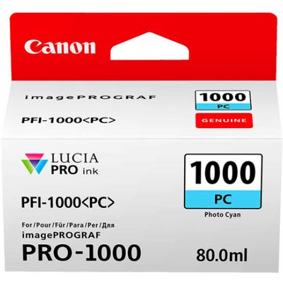 Canon Ink PFI-1000PC / 0550C001 Cyan Bild 4