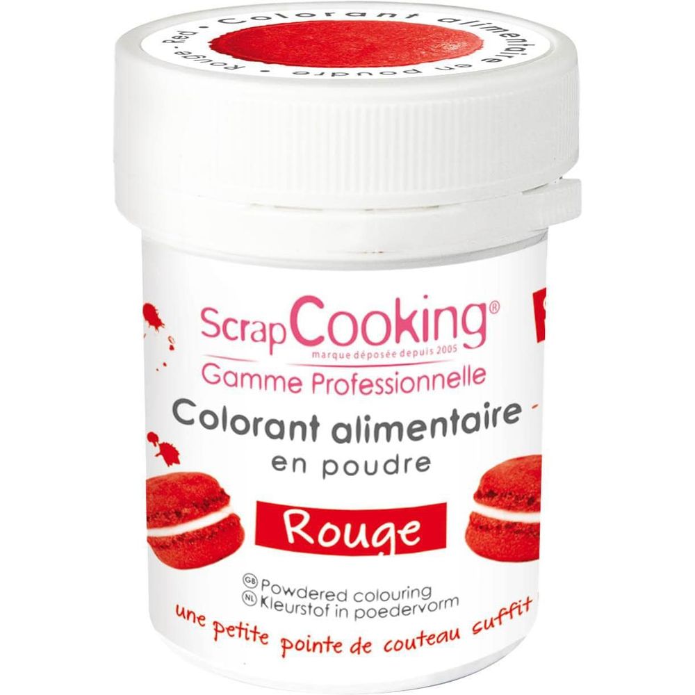 Scrap Cooking Deco powder red, ultra intense 5g Bild 1