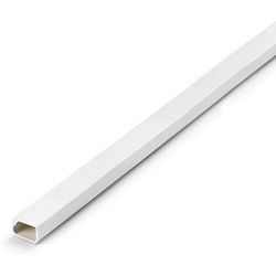 Max Hauri Cable duct 12x7mm white self-adhesive, 2 meters