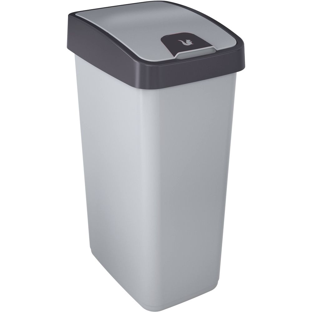 OKT Germany Litter bin magne light silver 45 liters 61.5x40x30 cm Bild 1