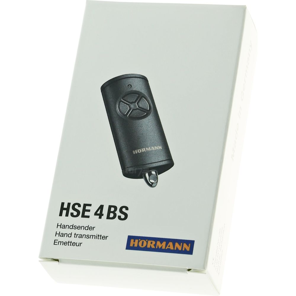 Leer Gehäuse Hörmann Handsender HSE4BS HSE4 BS silber Optik HSE 4 4510787