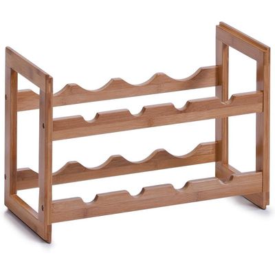 Zeller Present Weinregal stapelbar Bamboo 47x22x32cm Bild 3