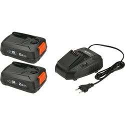 Gardena Batterie et chargeur P4A 2 x PBA 18 V / 45 + AL 1830 CV