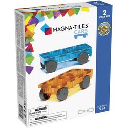 Magna-Tiles ® Cars 2-Piece Expansion Set: Blue & O