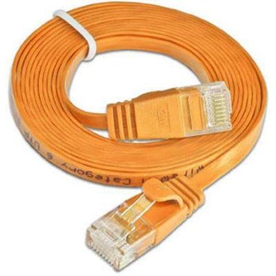 SLIM patchkabel Cat 6, UTP, 5 m, Orange Bild 3