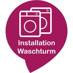 Installation Waschturm