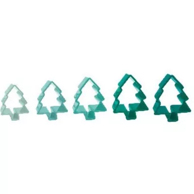 Scrap Cooking 5 assorted Christmas tree cookie cutters Bild 2