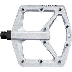 Crankbrothers Pedal Stamp 2 large raw silber alu