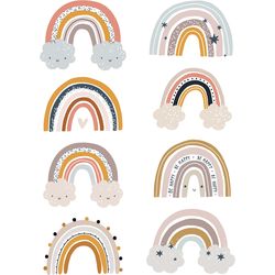 Papierdrachen Wandtattoos - Regenbogen - Set 10