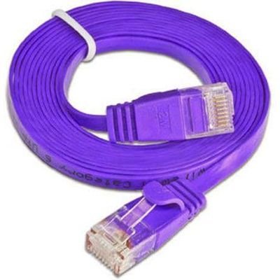 SLIM câble patch Cat 6, UTP, 0.75 m, violet Bild 7