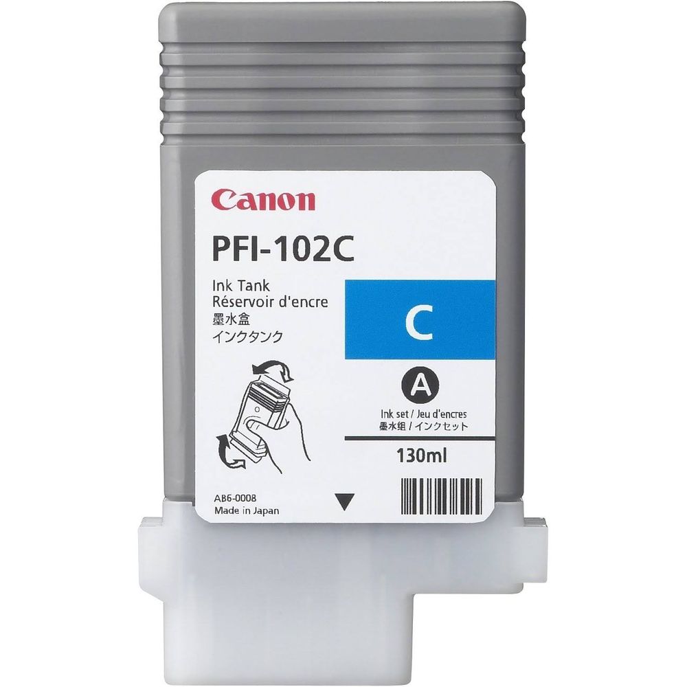 Canon Ink PFI-102C / 0896B001 Cyan Bild 1