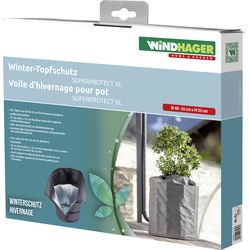 WINDHAGER Winter Thermo-Topfschutz ø 55cm H 55cm, anthrazit