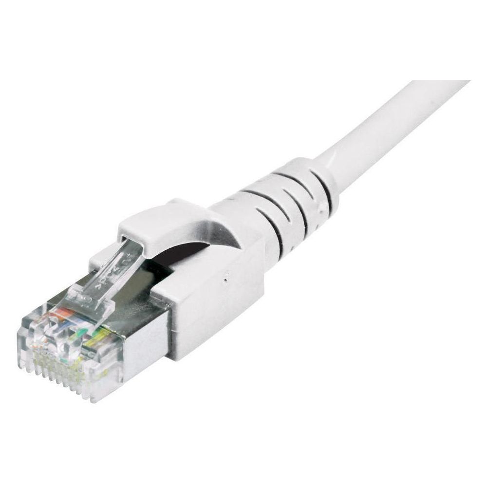 Dätwyler IT Infra Patchkabel RJ-45 - RJ-45, Cat 6A, S/FTP, 0.2 m, Weiss Bild 1