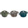 Staub Topf rund grau 0.4 lt., 12cm thumb 3