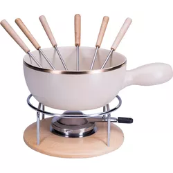 Nouvel Cheese fondue set Gold Ring, 9-piece, Ø22cm