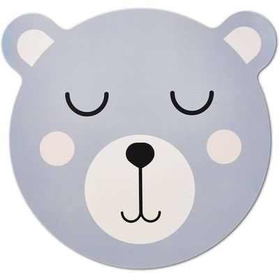 Zeller Present Placemat bear plastic blue ø38cm