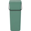 Brabantia Waste bin Sort&amp;Go Fir Green 40l 25 10 23