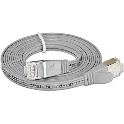 SLIM patchkabel  Cat 6, STP, 2 m, Grau