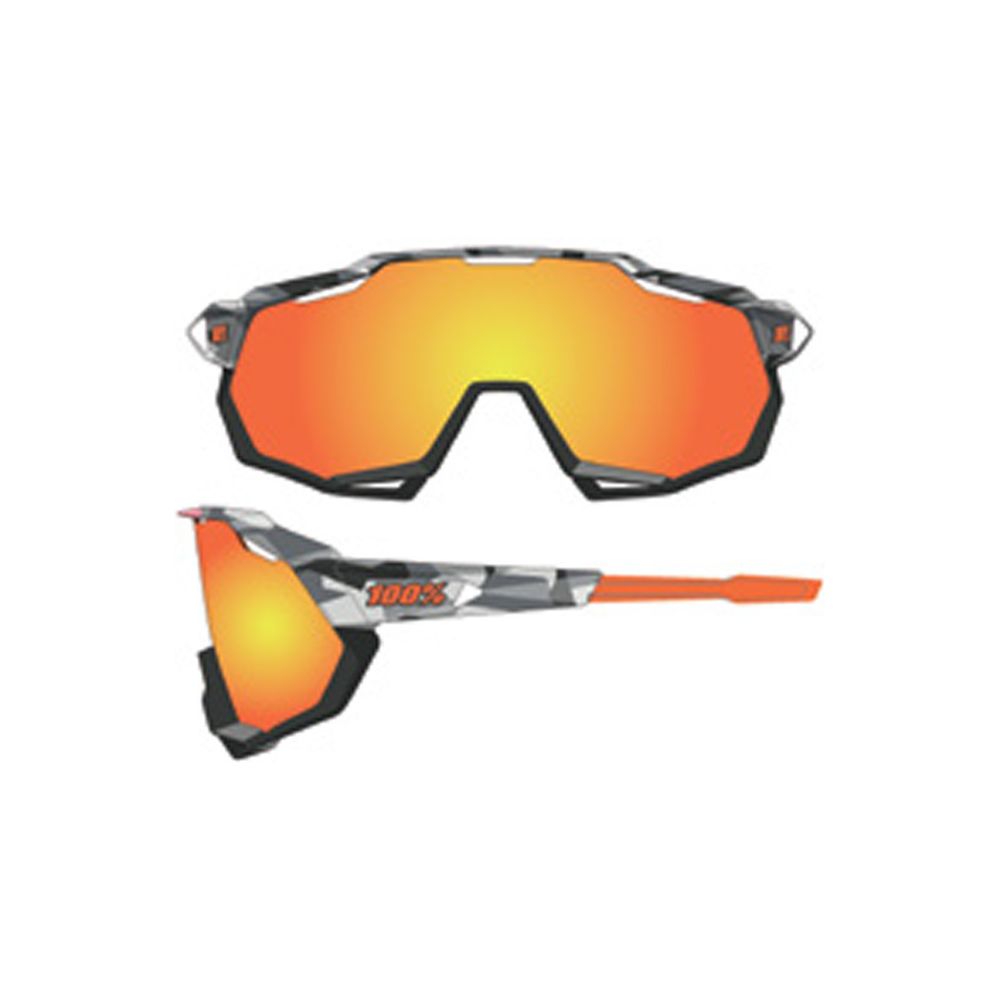 100percent Speedtrap Brille Soft Tact Grey Camo Bild 1