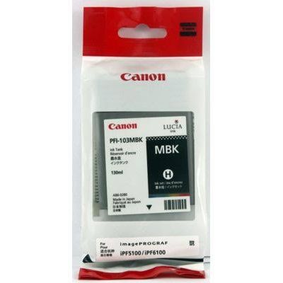 Canon PFI-103MBK Pigment ink tank Black for IPF6100 130ml ink cartridge Original Black 1 piece (s) Bild 2