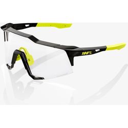 100percent Speedcraft Tall Gloss Black Photochromic Lens