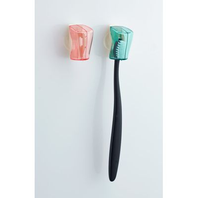 diaqua Porte-brosse à dents Basic bleu &amp; rose Bild 2