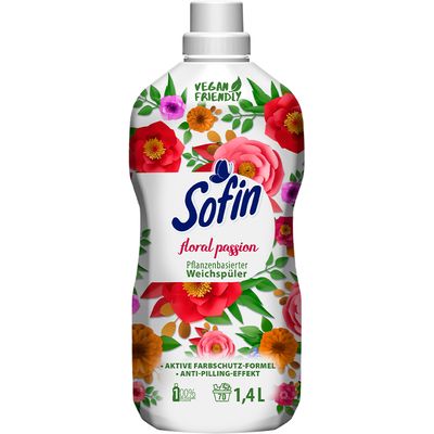 Sofin vegan fabric softener floral passion