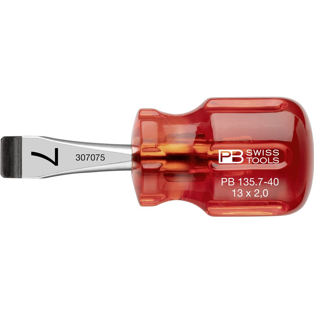 PB Swiss Tools Slotted screwdriver short PB 135.7-40 Bild 1