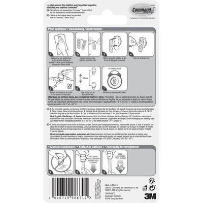 3M Cable clip 17017aw 8 pieces Bild 3