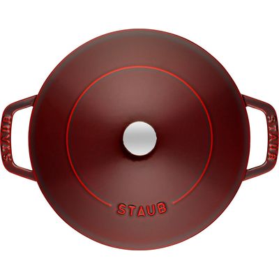 Staub Braiser m. Gusseisendeckel grenadine 3.7 lt., 28 cm Bild 3