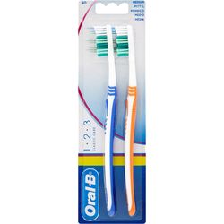 Oral-b Zahnbürste Classic Care 40 mittel 2er