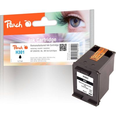 Peach Ink HP No. 301 (CH561EE) Black Bild 2