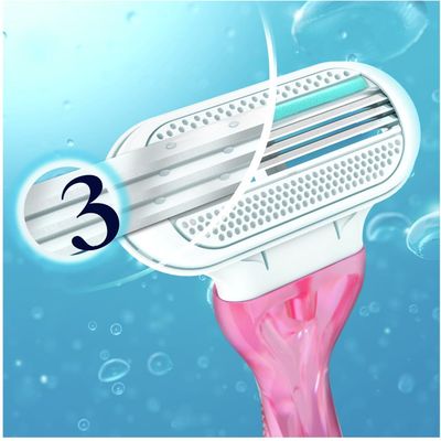 Gillette Venus körperrasierer sensitive skinelixir einwegrasierer, 3 stück Bild 7