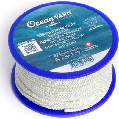 Meister OceanYarn rope 2mm, 50m normal braid, white Bild 5