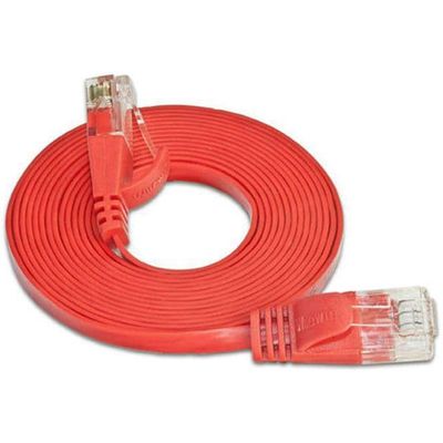 SLIM câble patch Cat 6, UTP, 15 m, rouge