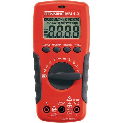 Benning Digital-Multimeter MM 1-3 inkl. 2 Mikrobatterien 1.5V Bild 5