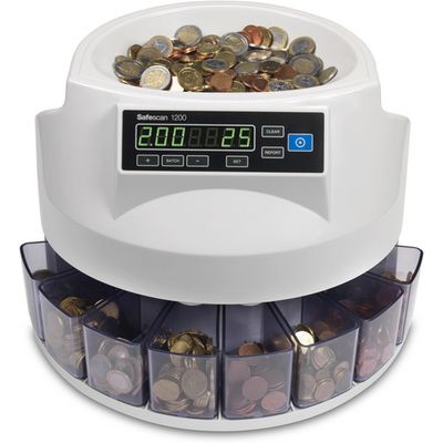 Safescan 1250 coin counter CHF Premium quality at Buchmann.ch