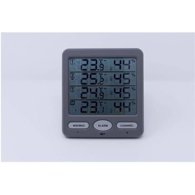 Thermo-hygromètre sans fil avec 3émetteurs climate monitor