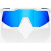 100percent Lenti a specchio multistrato Speedcraft Tall bianco opaco HiPER blu thumb 1