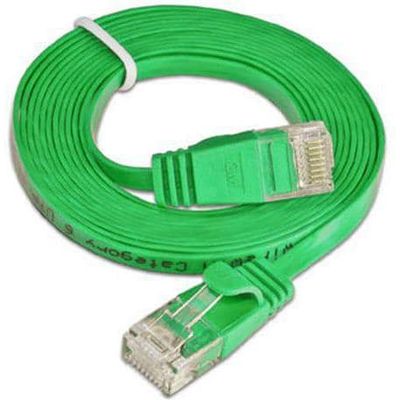 SLIM câble patch Cat 6, UTP, 0.75 m, vert Bild 3