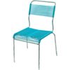 Schaffner Chaise spaghetti Säntis sans accoudoirs - galvanisée à chaud - turquoise thumb 4