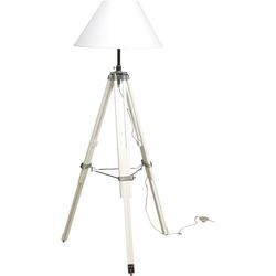 Lichtix Lampada da terra a treppiede Pyra 150 bianco