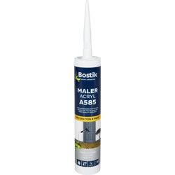 Bostik A585 MALER ACRYL Karton à 12 Patronen Patrone 300 ml, weiss